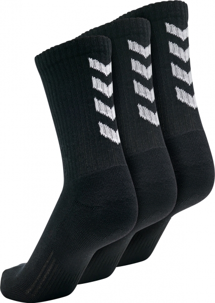 Hummel 3er Pack Sportsocken Fundamental - Schwarz